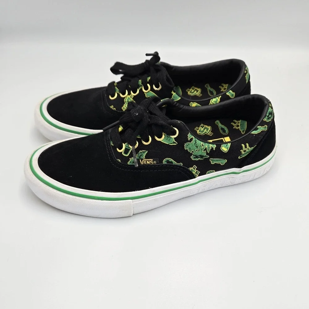 Vans X Shake Junt Era Pro 500714 Shoes‎ Sneakers Black Green Mens size 7